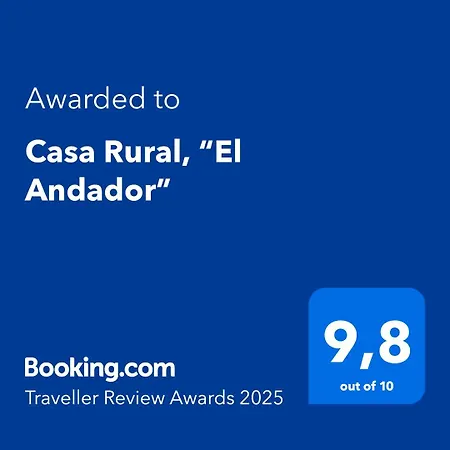 Hébergement de vacances Casa Rural, “el Andador” *